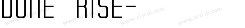 DUNE RISE字体转换